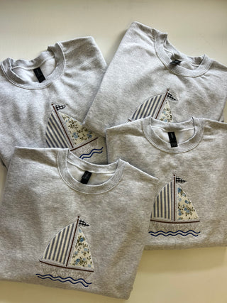 the sailboat bridge sweatshirt