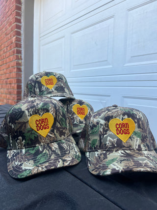 corn dogs have my heart trucker hat