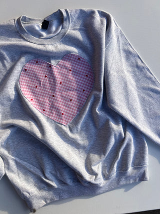 big heart girlie sweatshirt