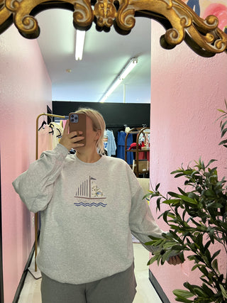 the sailboat bridge sweatshirt