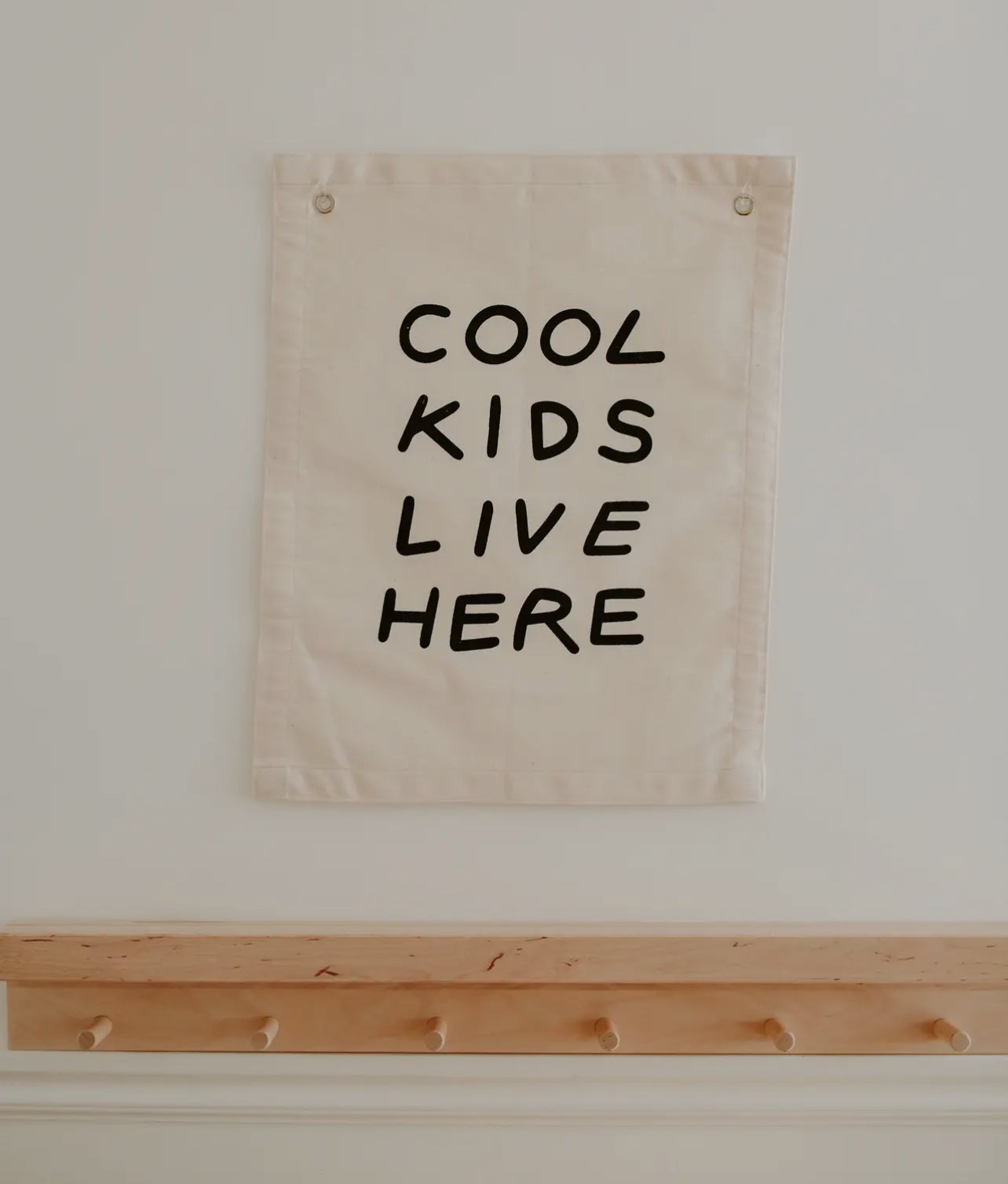 cool kids canvas banner