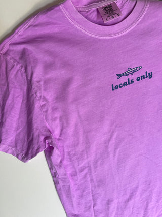locals only fishie graphic tee