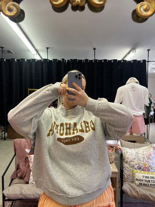 oklahoma reversible est. mock neck sweater