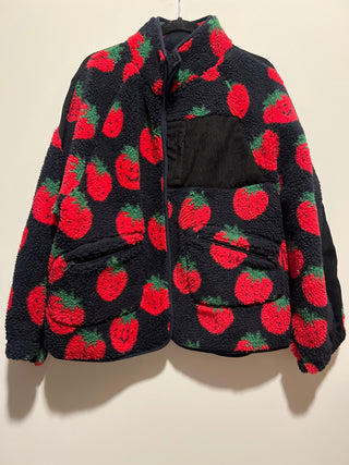 strawberry fleece jacket