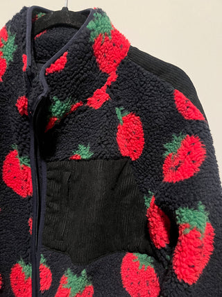 strawberry fleece jacket