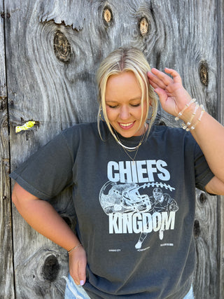 chiefs kingdom charcoal tee
