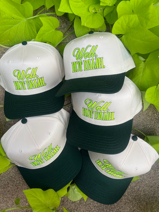 well, hot damn trucker hat