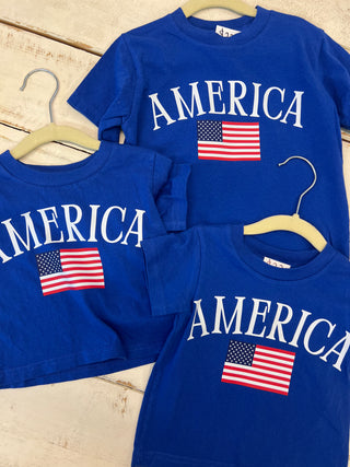 america graphic tee - kiddo