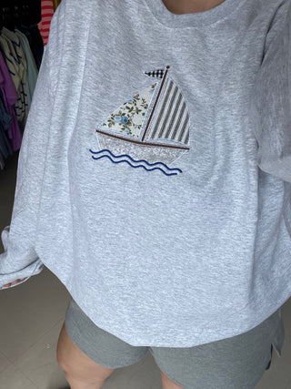 the sailboat bridge sweatshirt