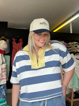 off we go striped top