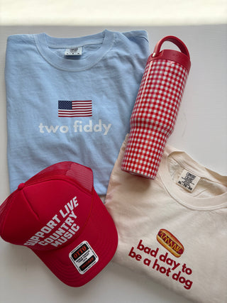bad day to be a hotdog graphic tee