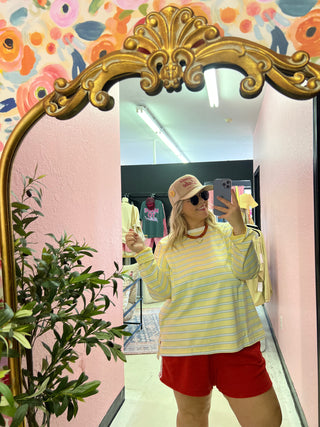 I see clearly now striped top