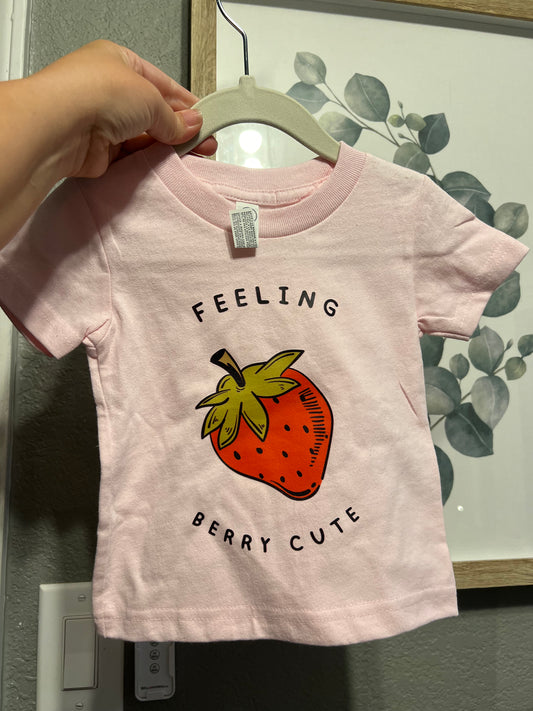 Berry cute tee 12M