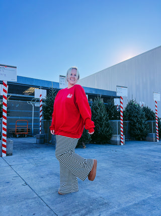 santa is coming to town sweatshirt