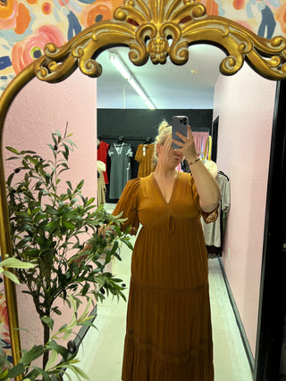 I know you see me tencel dress