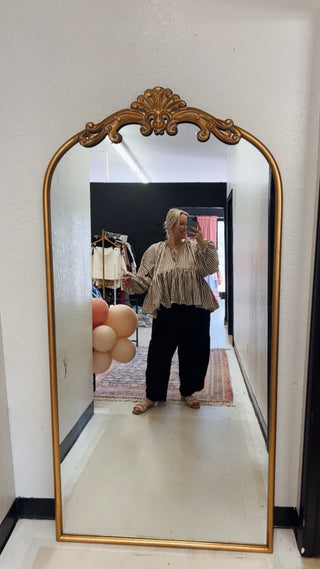 can we go striped blossom top