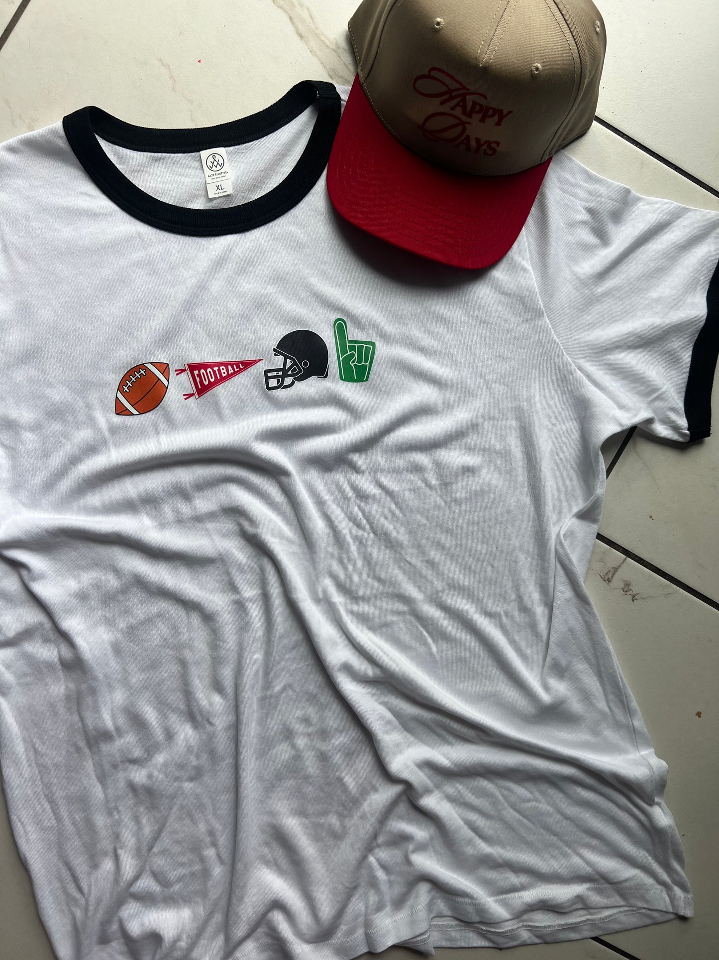 game day essentials ringer tee