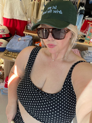 let me drive the boat dad slouchy hat