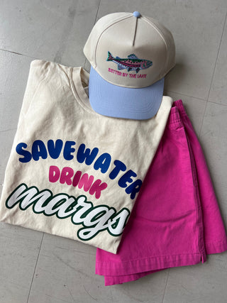 save water drink margs graphic tee