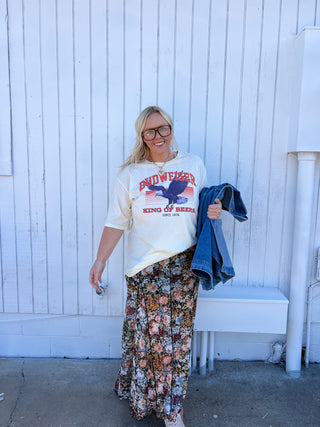 Budweiser beers graphic tee - osfm