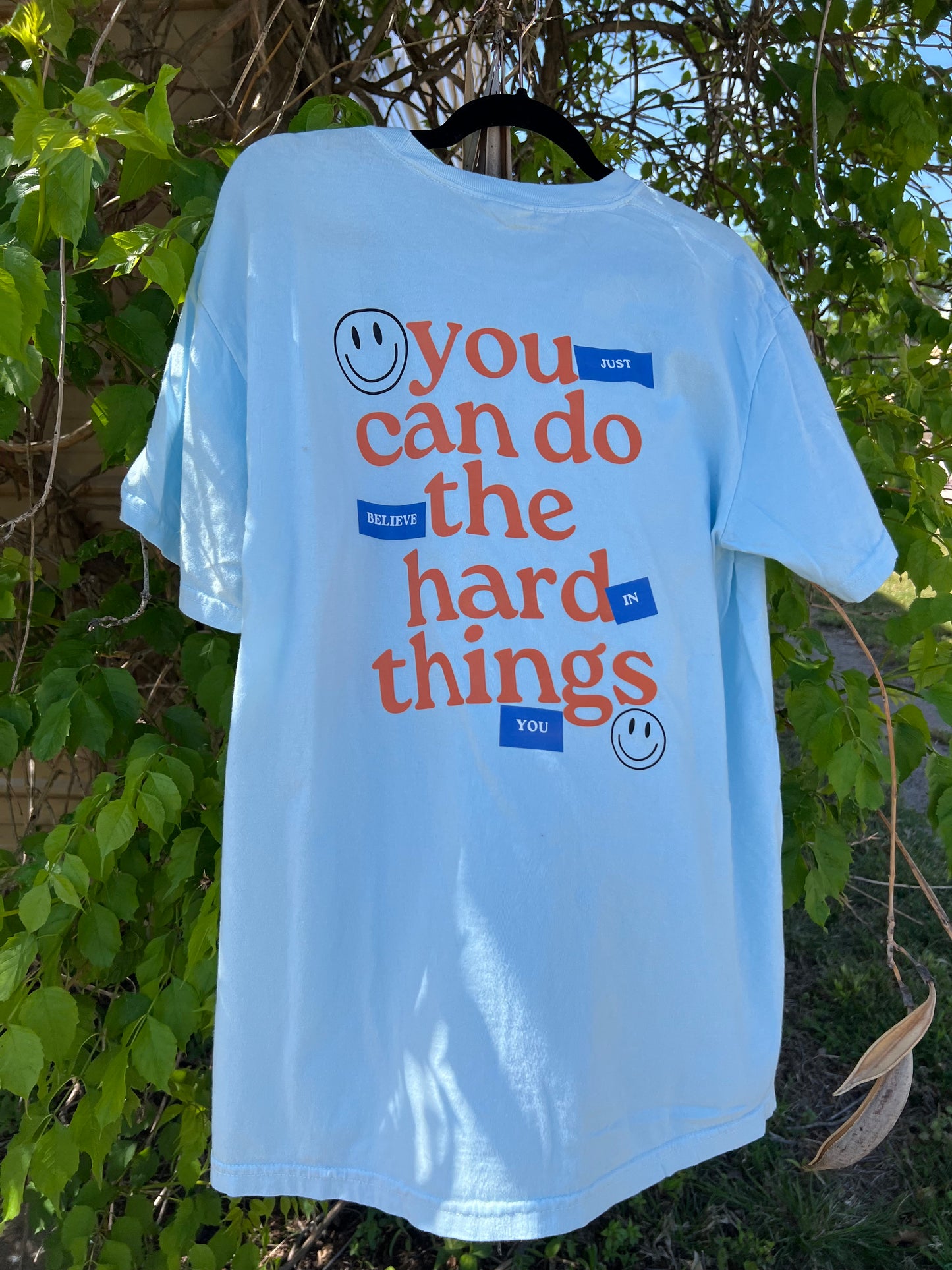 you can do hard things tee - L