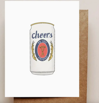 cheers to you friend card