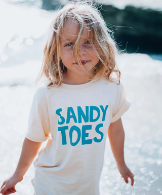 sandy toes graphic tee