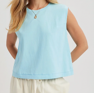 every day cotton top - blue