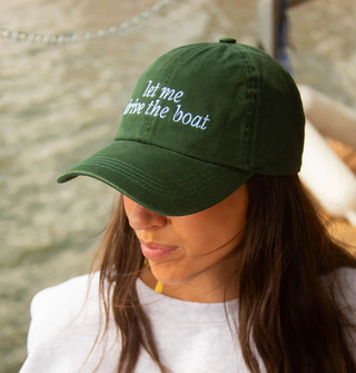 let me drive the boat dad slouchy hat