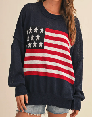 oh the usa flag sweater