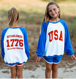 one nation, usa sweatshirt
