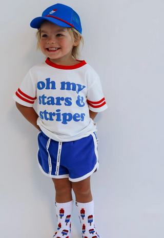 oh my stars & stripes graphic tee
