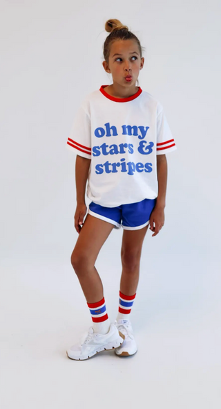 oh my stars & stripes graphic tee