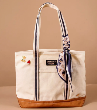 game day stuff tote bag