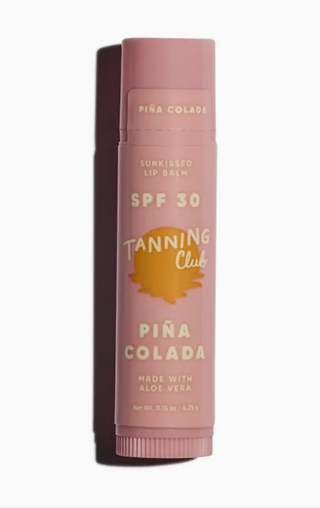 tanning club - pina colada lip balm